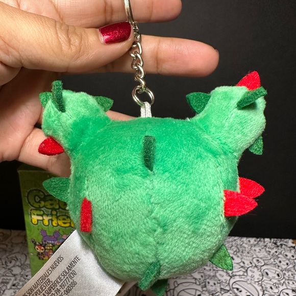 Tokidoki Green Cactus Plush Bag Charm/Key Chain - Picture 9 of 12